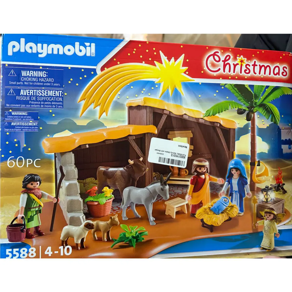 Playmobil Christmas Set 5588 Nativity Scene with Stable Belen Boxed