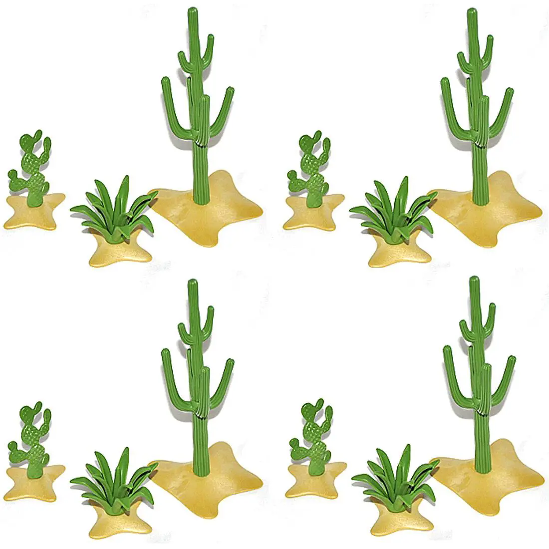 Playmobil 7068 - 3 Cacti - 4 Mint in Bag Sets - Store Stock