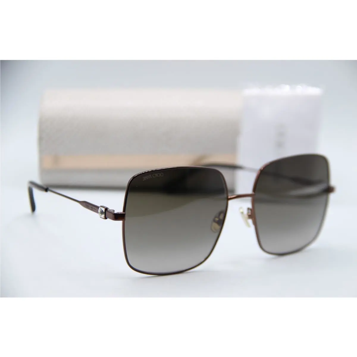 Jimmy Choo Lili/s J7DHA Bronze Gradient Frame Sunglasses 58-16