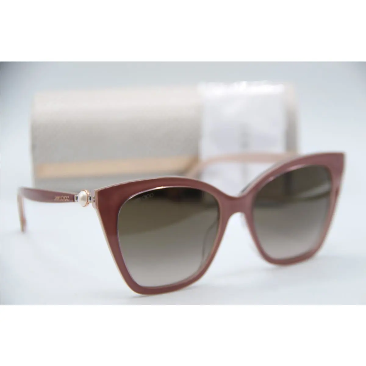 Jimmy Choo Rua/g/s Y9AHA Pink Gradient Frames Sunglasses 56-18