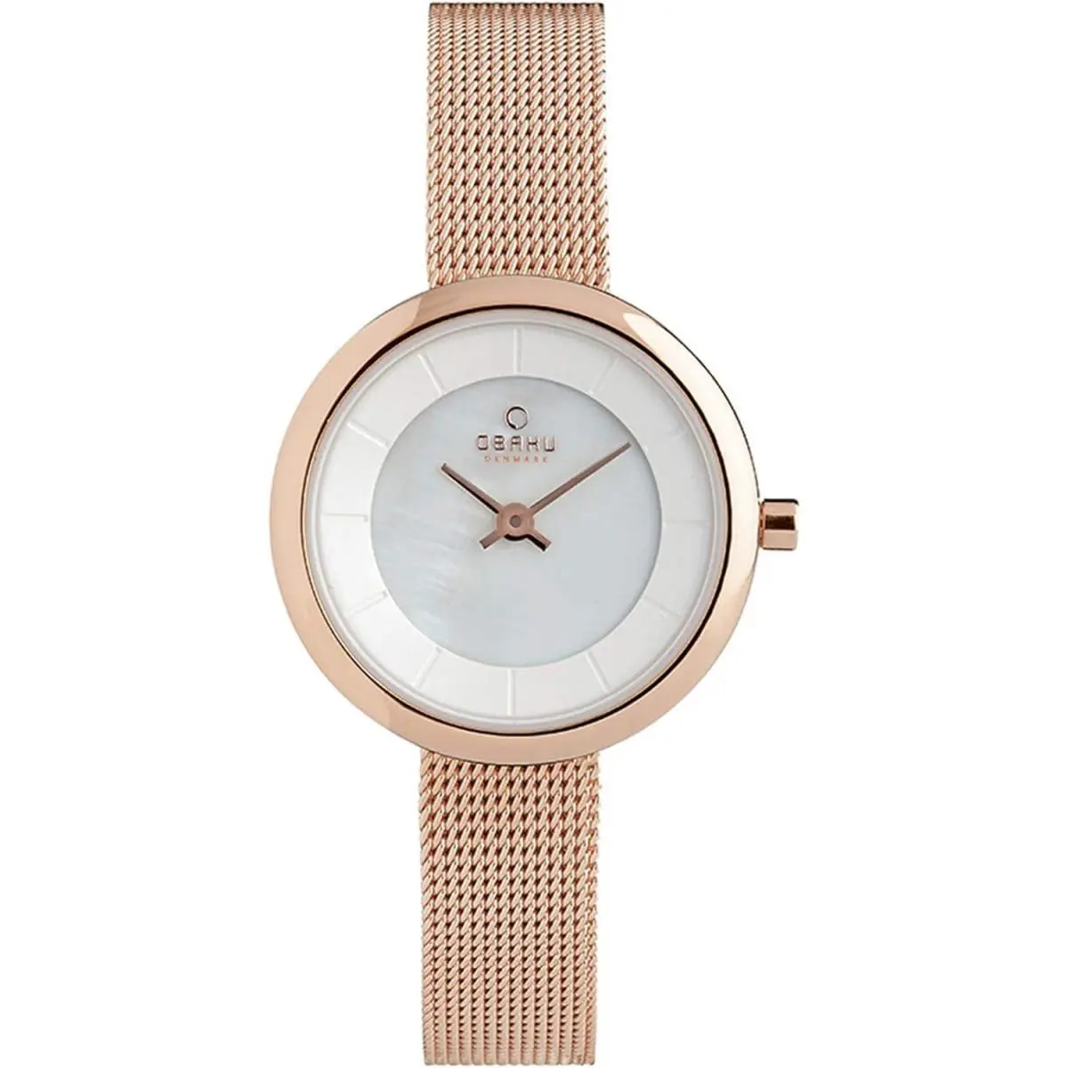 Obaku Women`s Stille Silver Dial Watch - V146LXVWMV