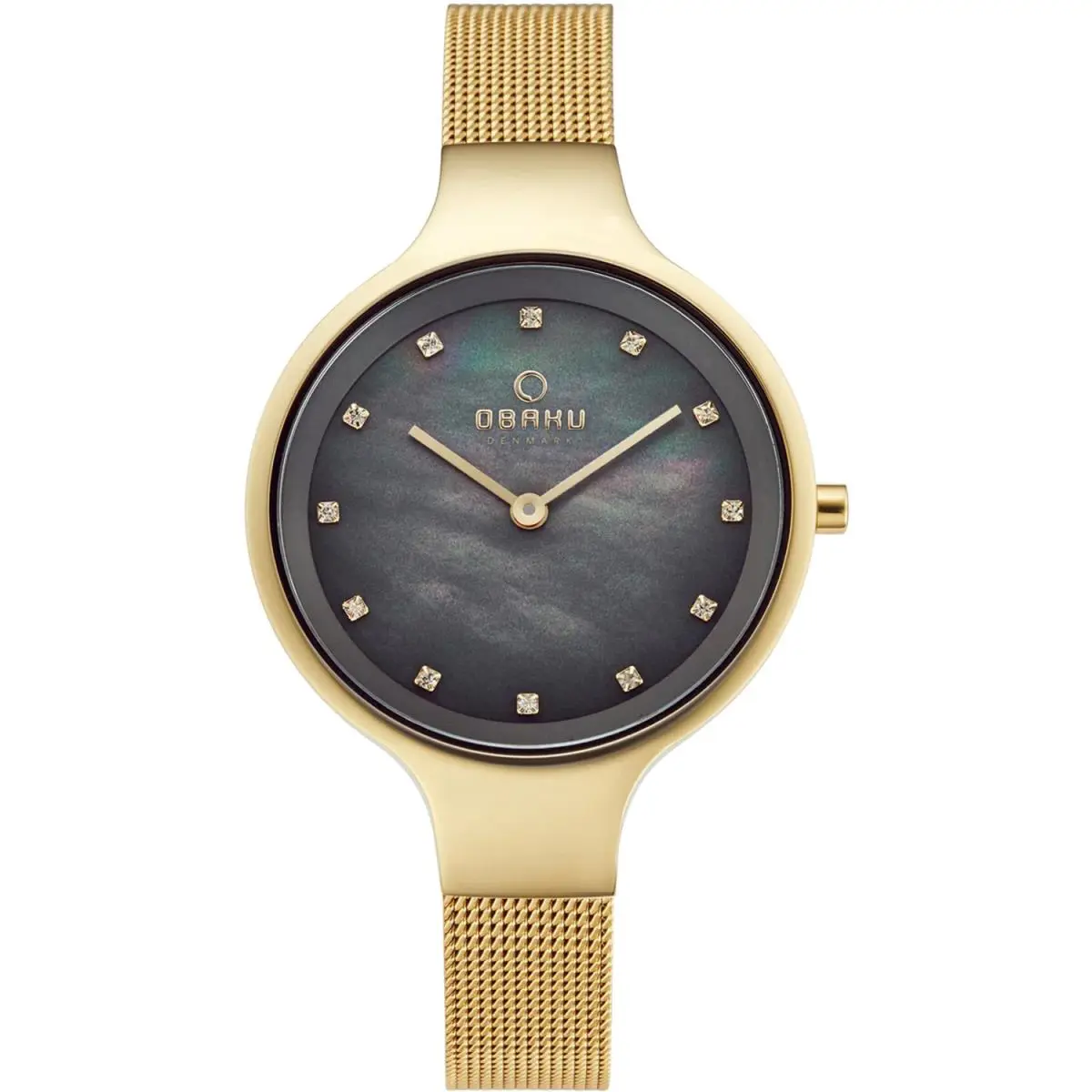 Women`s Classic Mother of Pearl Dial Watch - V173LXGJMG by Obaku