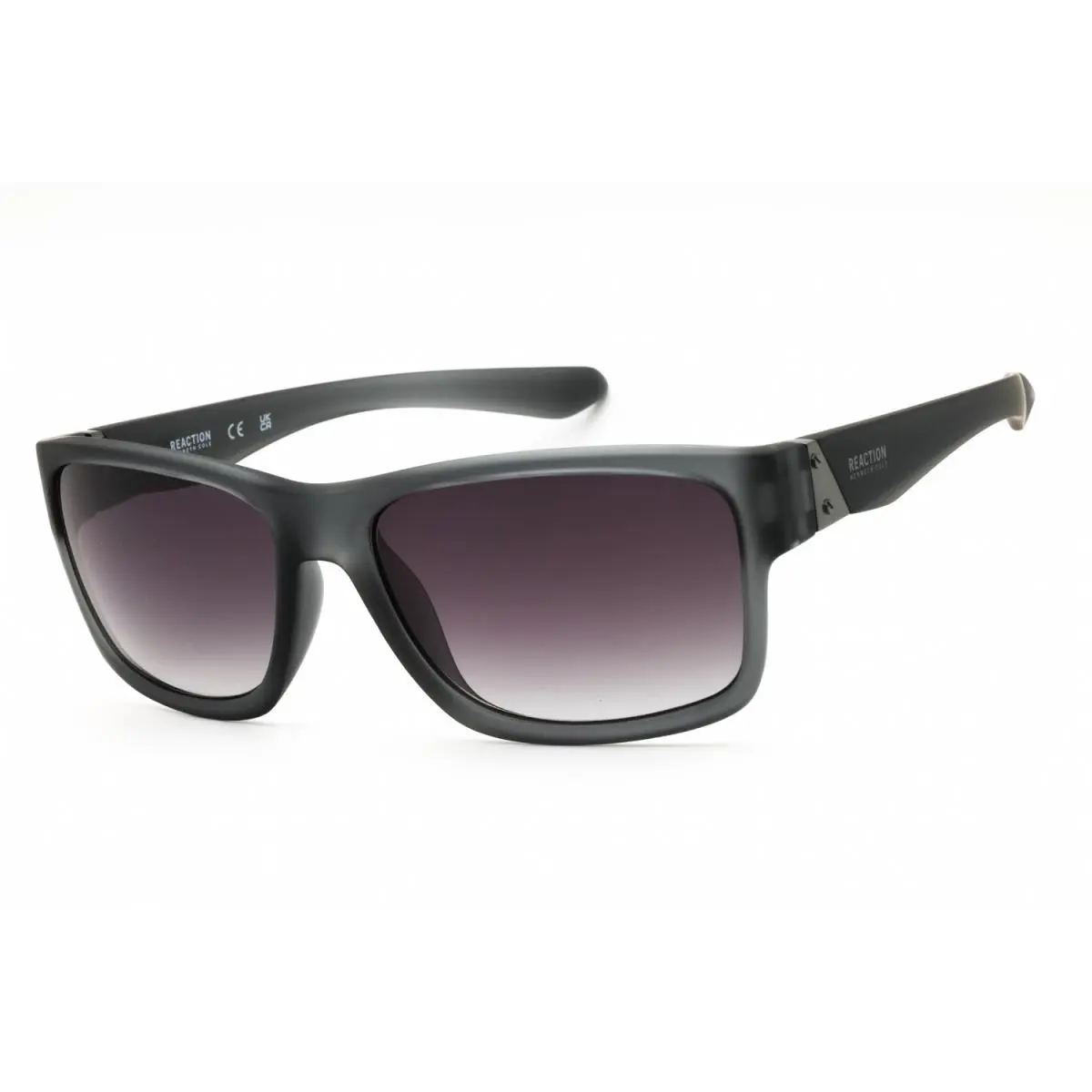 Kenneth Cole Reaction KC1246 20B Square Matte Gray/smoke Sunglasses Frame