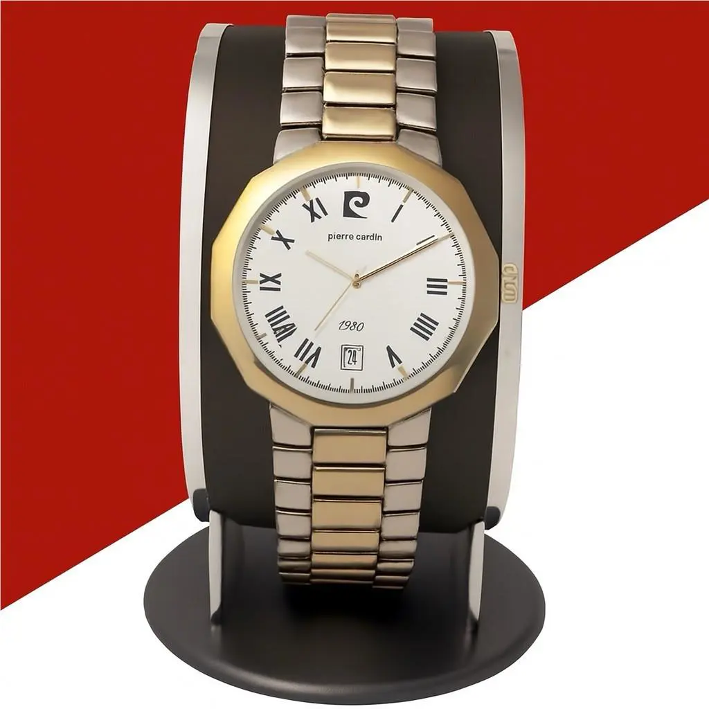 Pierre Cardin Quartz White Dial Two-tone Stainless-steel Bracelet Man s Watch