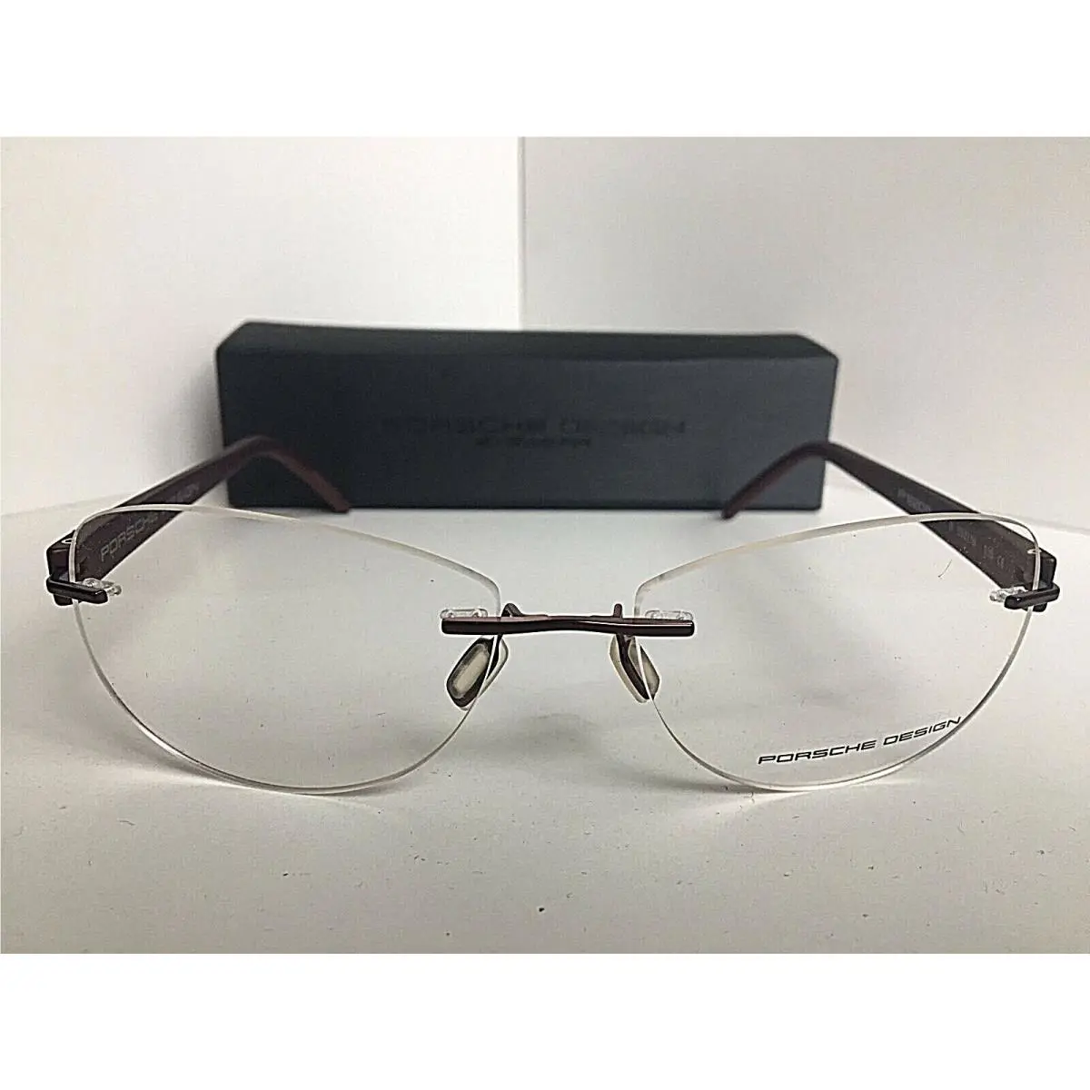 Porsche Design P 8209 B 52mm Rx Rimless Eyeglasses Frame Italy