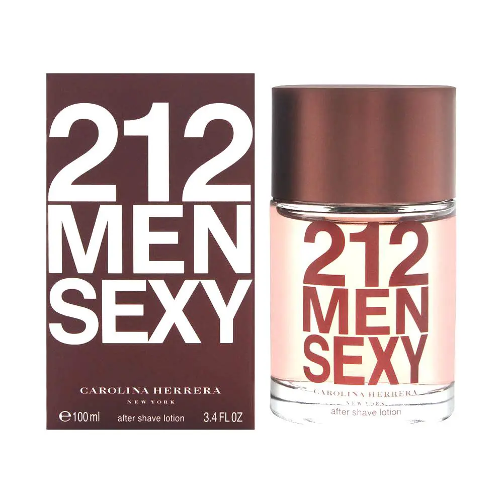 212 Men Sexy by Carolina Herrera Aftershave Lotion Men 3.4 oz 100ml