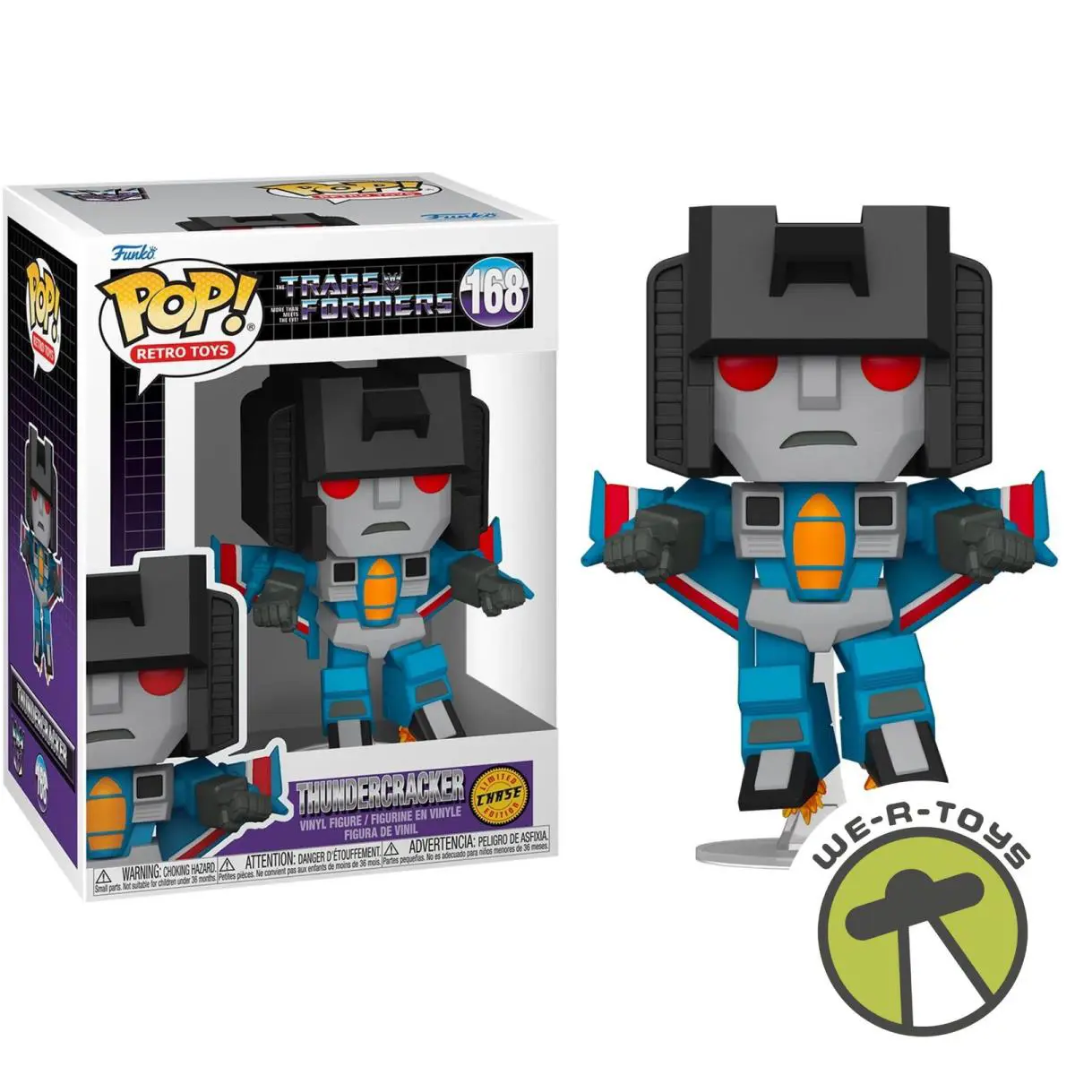 Funko Pop Retro Toys 168 Transformers Thundercracker Chase Figure