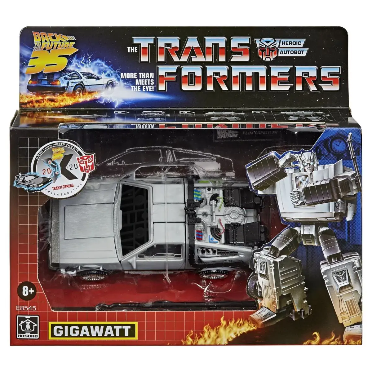 Gigawatt Transformers Back To The Future Collaborative Delorean 2025 40th