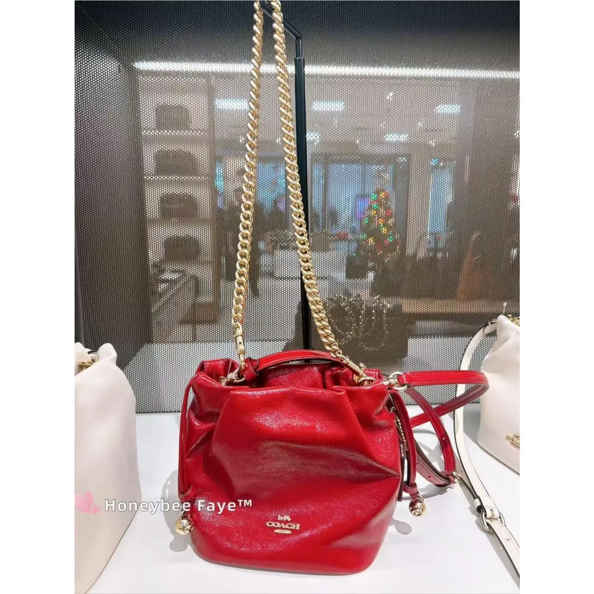 Coach Faye Mini Drawstring Bag with Ruching CDB67/CDB68