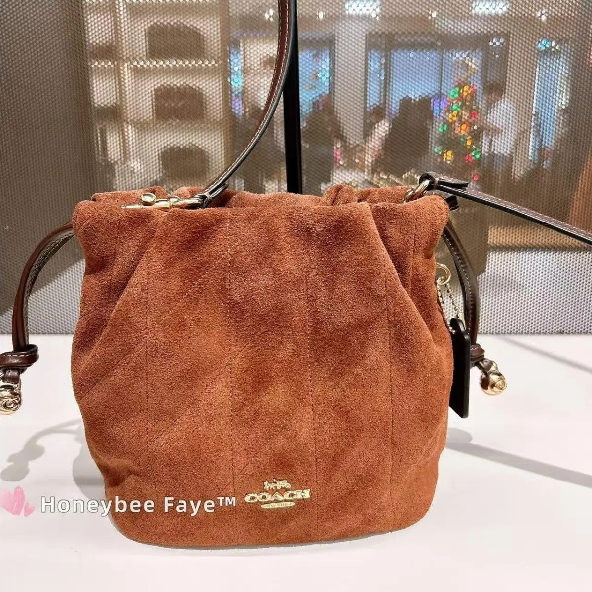 Coach Faye Mini Drawstring Bag with Quilting CDB69/CDC42
