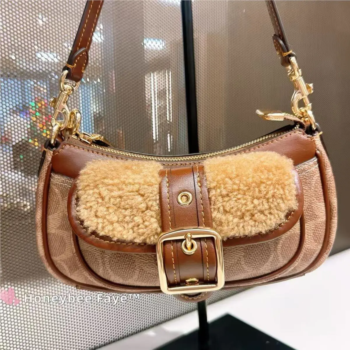 Coach CDB13 Ashton Mini Shoulder Bag In Signature Canvas