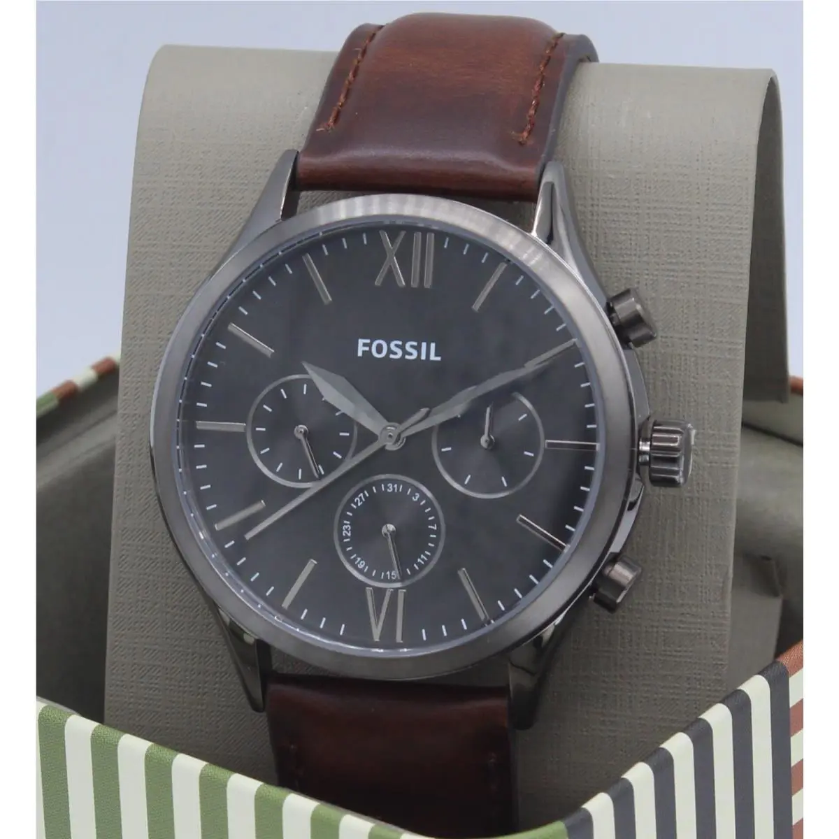 Fossil Fenmore Midsize Chronograph Brown Smoke BQ2814 Men`s Watch