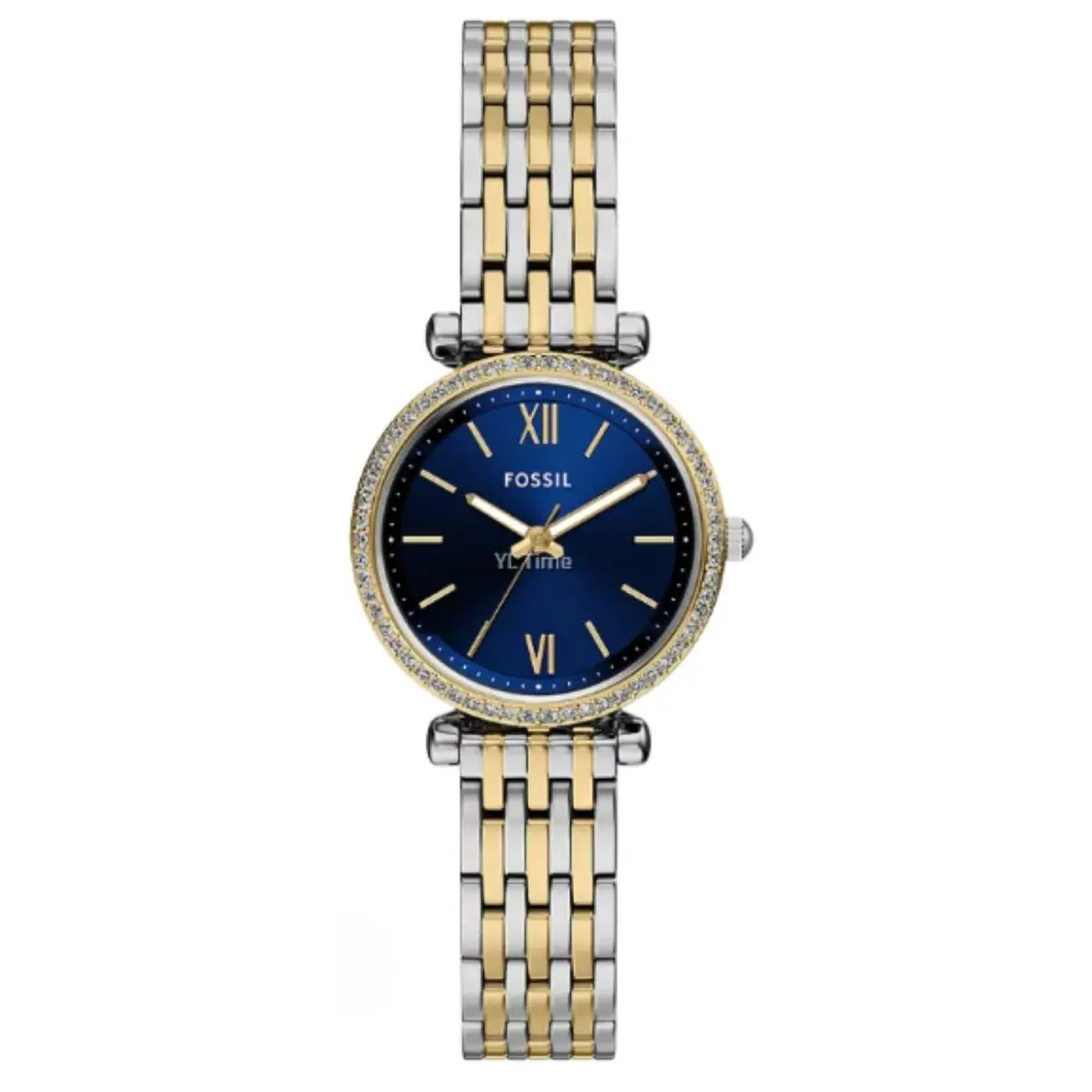 Fossil Women`s Carlie Blue Dial Watch - ES5438