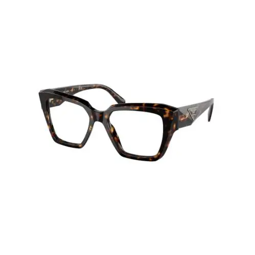 Prada PR 09ZVF Tortoise Brown Eyeglasses Frames 52mm 16mm 140mm - 2AU-1O1