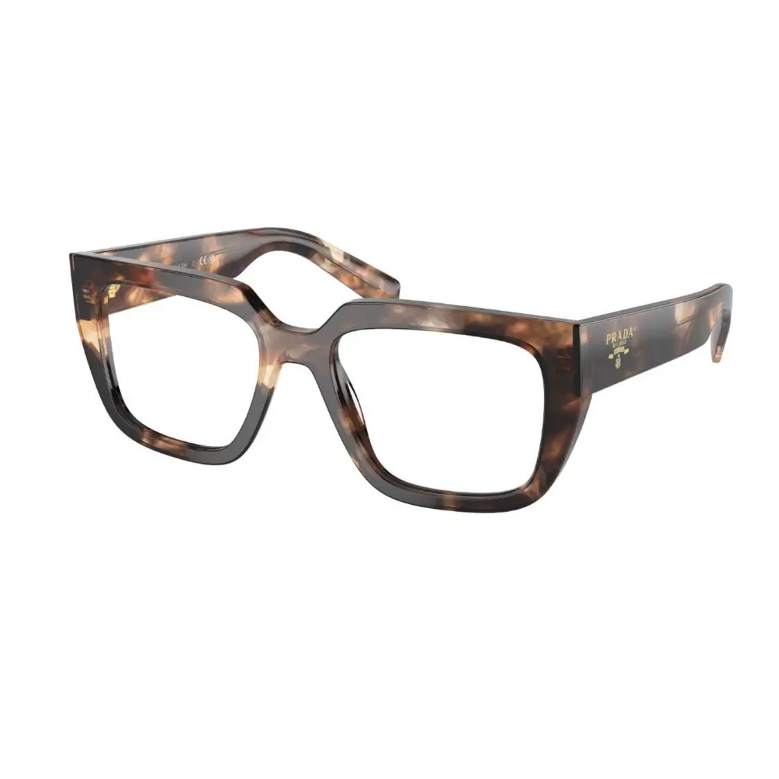 Prada PRA03VF 14P1O1 54 Havana Caramel Brown Eyeglasses Frames 50-18-140