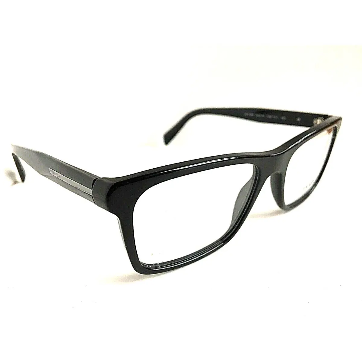 Prada Vpr 06R 1BO-1O1 Matte Black 53mm Rx-able Men`s Eyeglasses Frame Italy