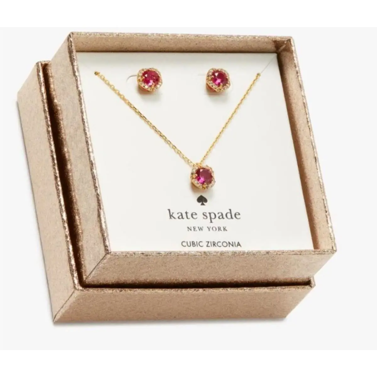 Kate Spade New York Earrings and Necklace Boxed Gift Set
