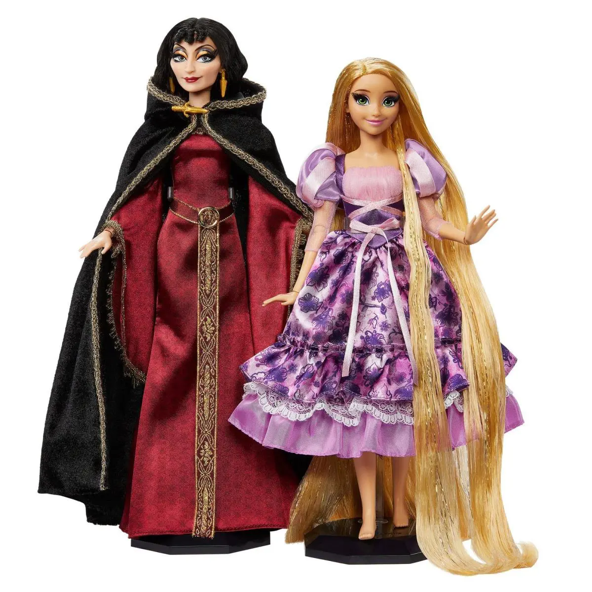 Disney’s Tangled Rapunzel Mother Gothel Doll Set Mattel Creations Shipper Box