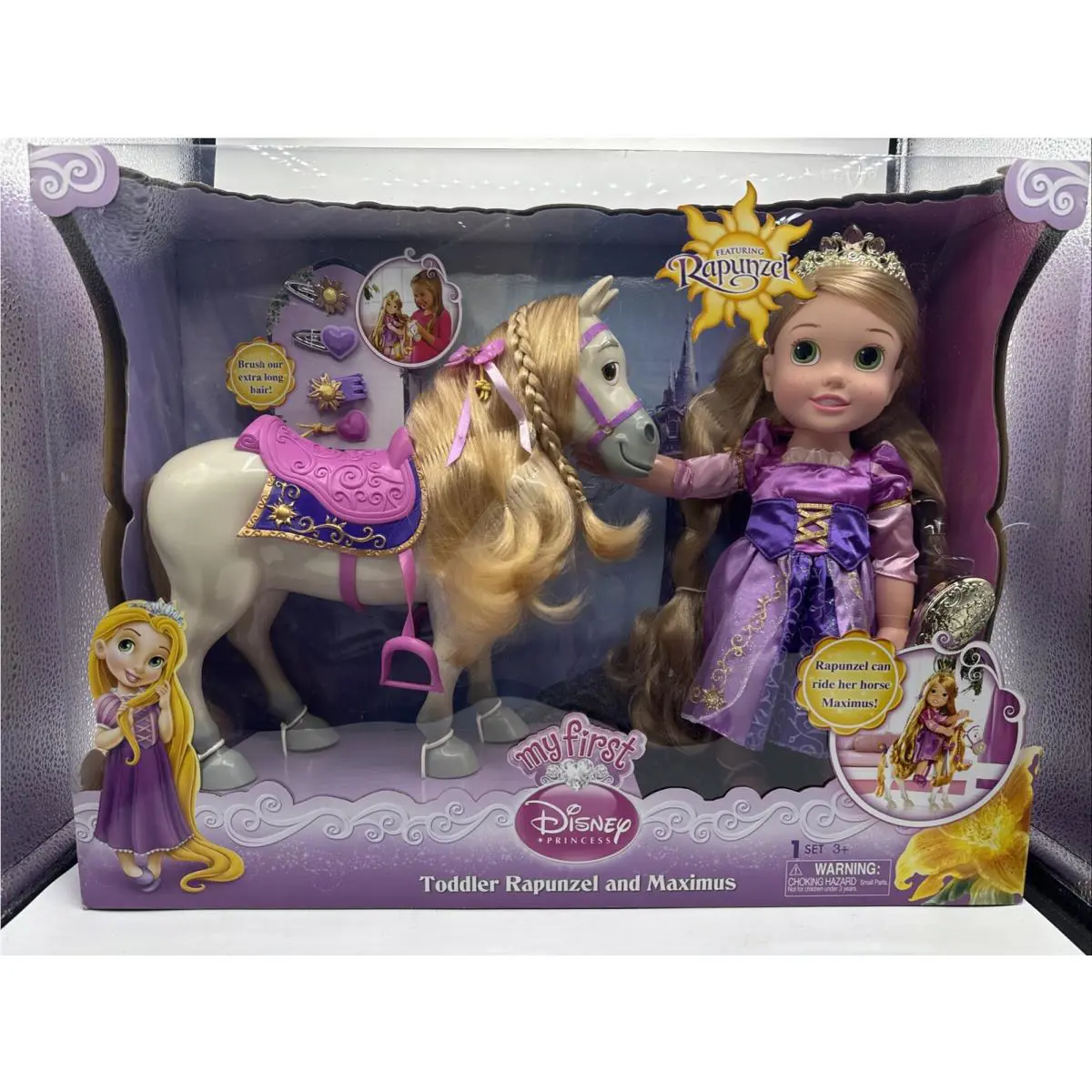 2012 Tollytots My First Disney Princess Tangled Toddler Rapunzel Maximus Set