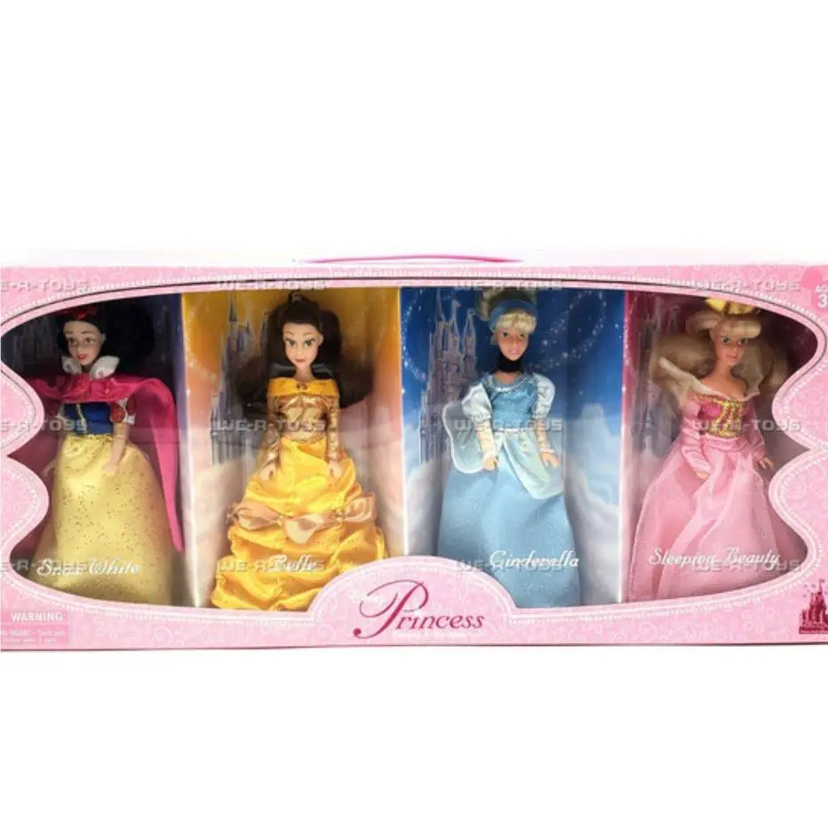 Disney Parks Princess Mini Dolls Set Of 4 Snow White Aurora Belle Cinderella