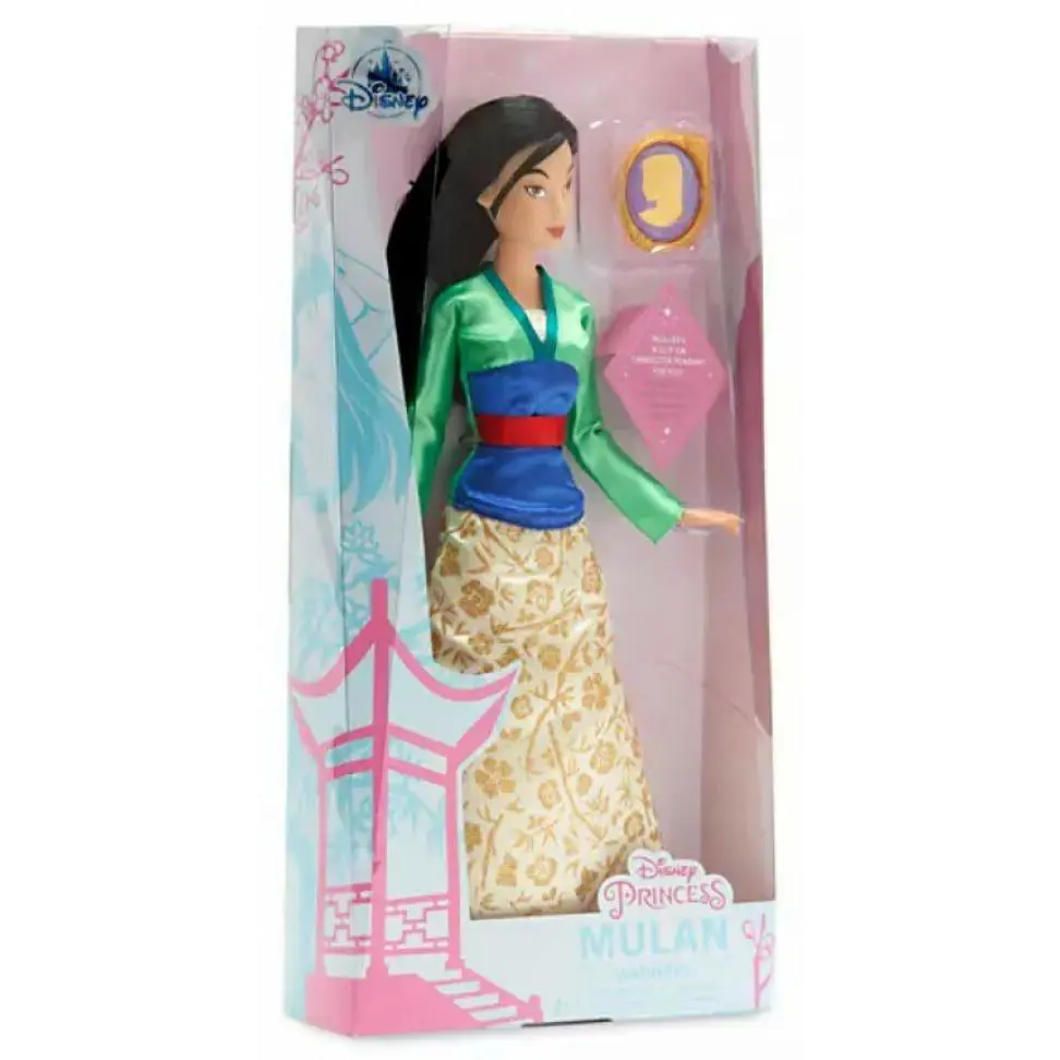 Disney Princess Classic Princess Mulan 11.5-Inch Doll with Pendant