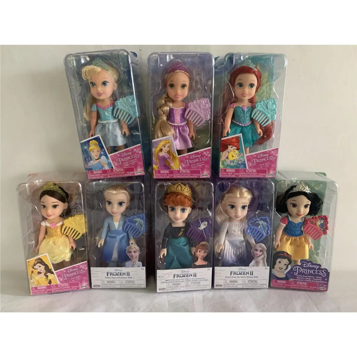 Disney Princess Petite Dolls Cinderella Rapunzel Ariel Belle Snow White More