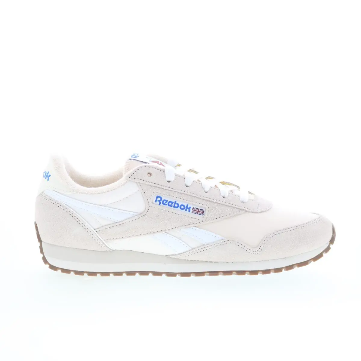 Reebok Classic AZ Mens White Suede Lace Up Lifestyle Sneakers Shoes