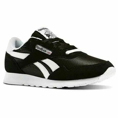 Reebok Royal Nylon Classic Black/white Running Sneakers Men - Black/White, Black