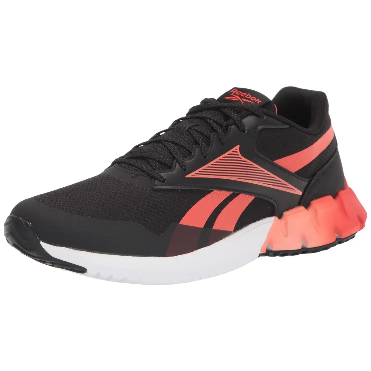 Reebok Men`s Ztaur Run Running Shoe Black/dynamic Red/white 9.5 Medium US