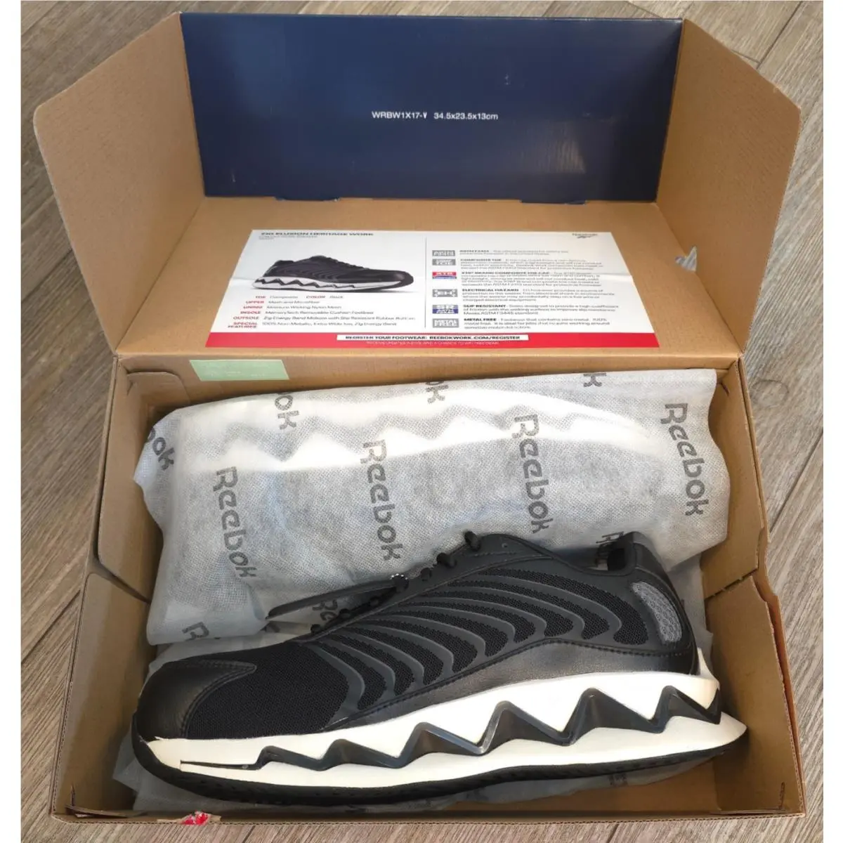 Reebok shoes - Zig Elusion Heritage Work - Zig Elusion Heritage Work - RB3221 - Black (UPC: 690774615458) 1
