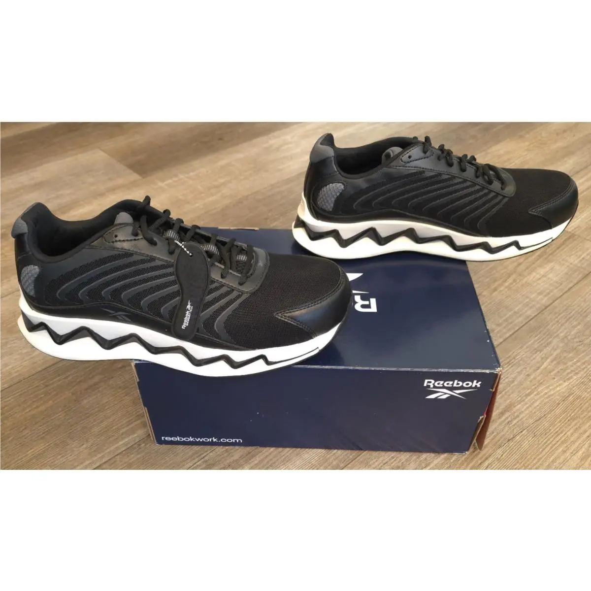 Reebok shoes - Zig Elusion Heritage Work - Zig Elusion Heritage Work - RB3221 - Black (UPC: 690774615458) 2