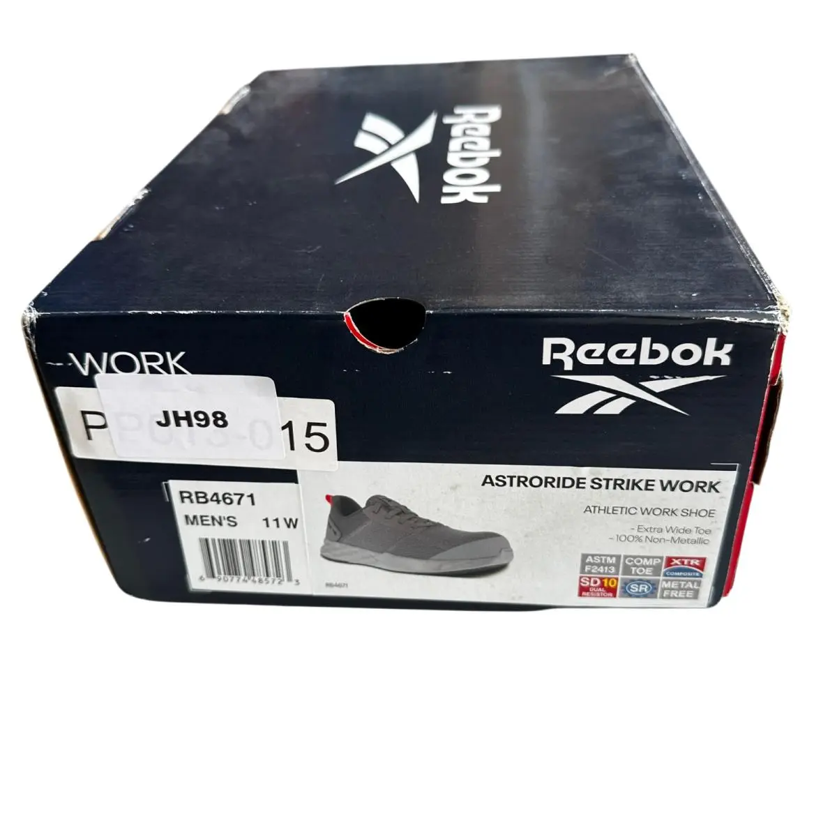 Reebok shoes - Reebok Work Astroride Strike Composite Toe Static Dissipative - RB4671 - Gray (UPC: 690774485709) 4