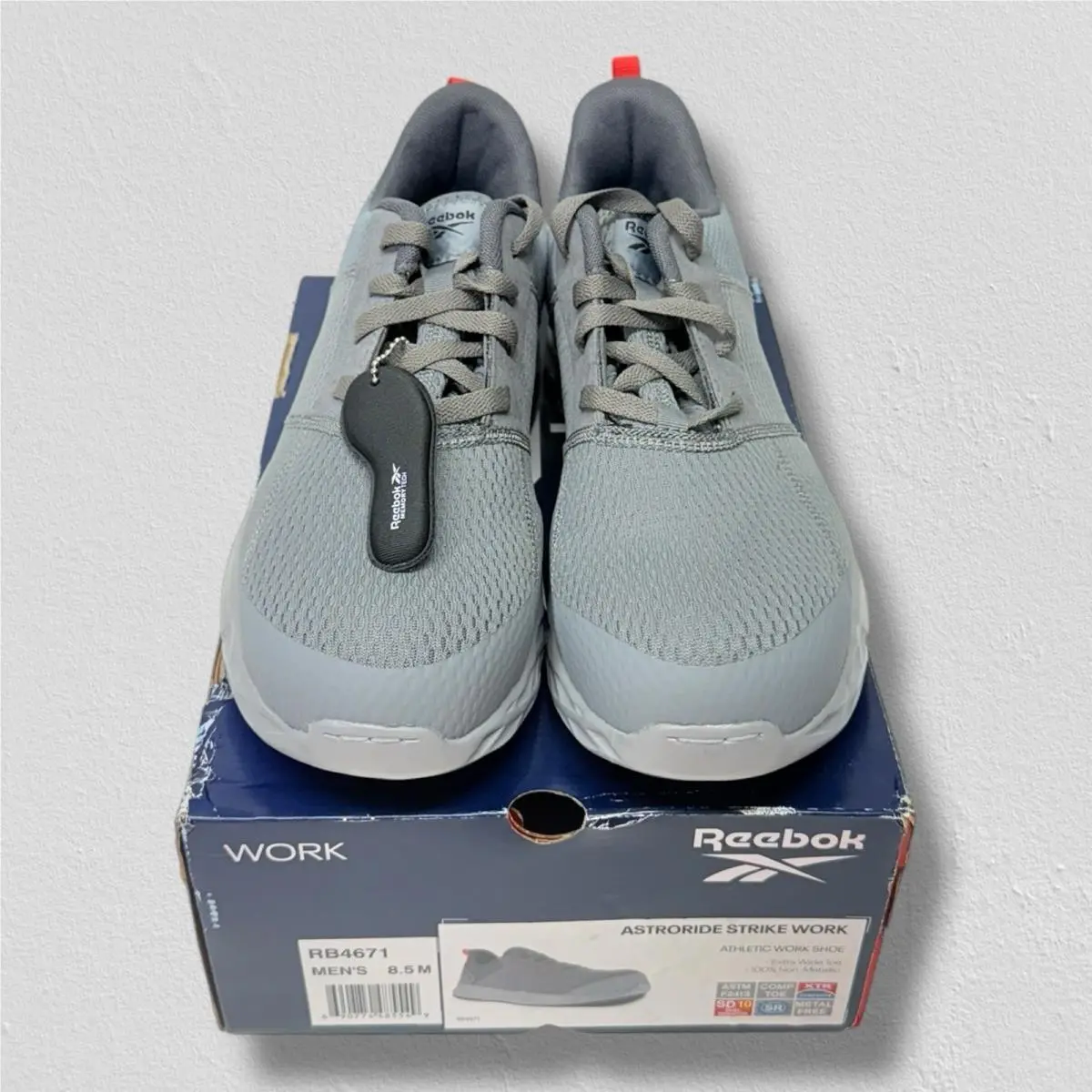 Reebok shoes - Reebok Work Astroride Strike Composite Toe Static Dissipative - RB4671 - Gray 8