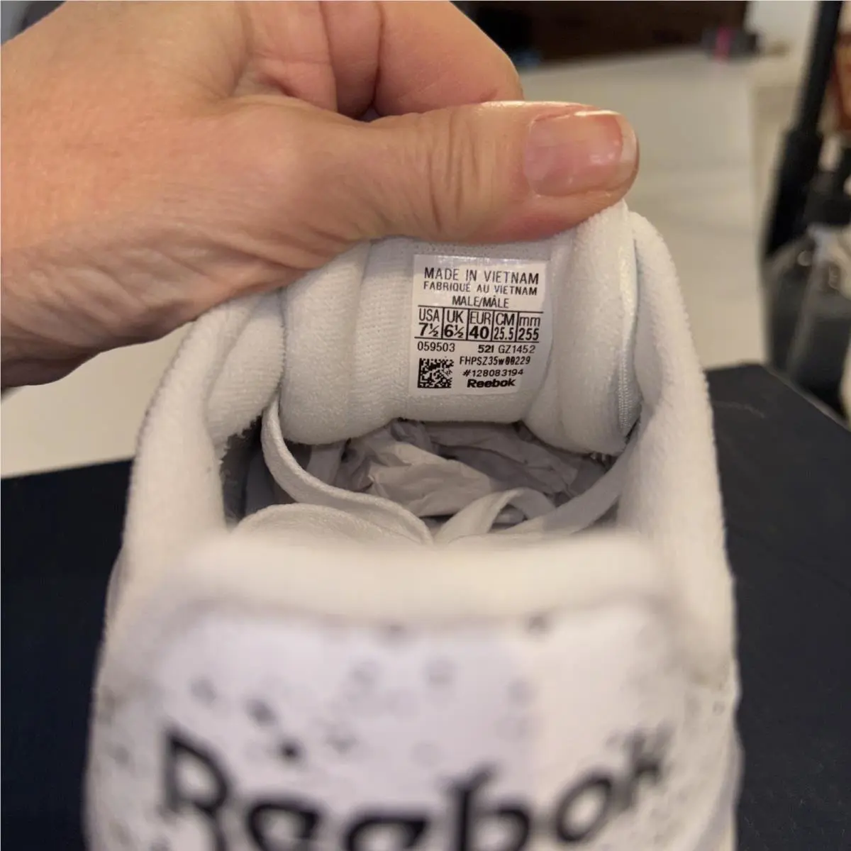 Reebok shoes - Reebok Classic Leather - Classic Leather - GZ1452 - White (UPC: 0195735622846) 4