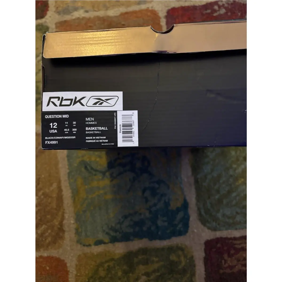 Reebok shoes - Reebok Question - Question - FX4991 - Black 3