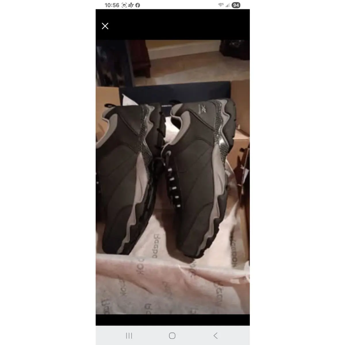 Reebok shoes - Beamer - Beamer - RB1062 - Black with Grey Trim 0