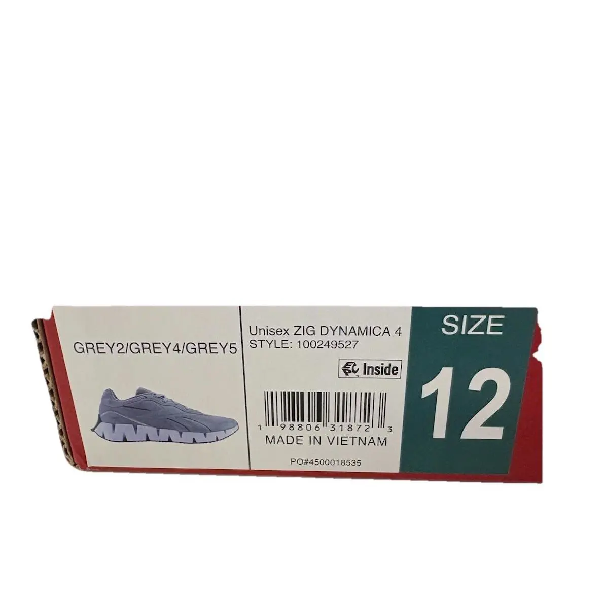 Reebok shoes - Reebok Zig - Zig - Gray (UPC: 0198806318723) 11