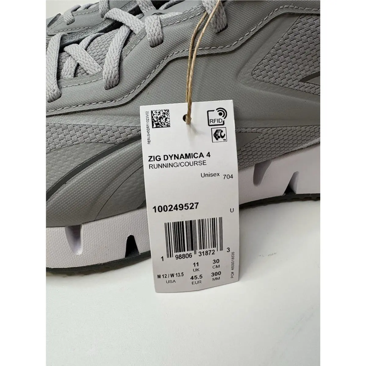 Reebok shoes - Reebok Zig - Zig - Gray (UPC: 0198806318723) 5