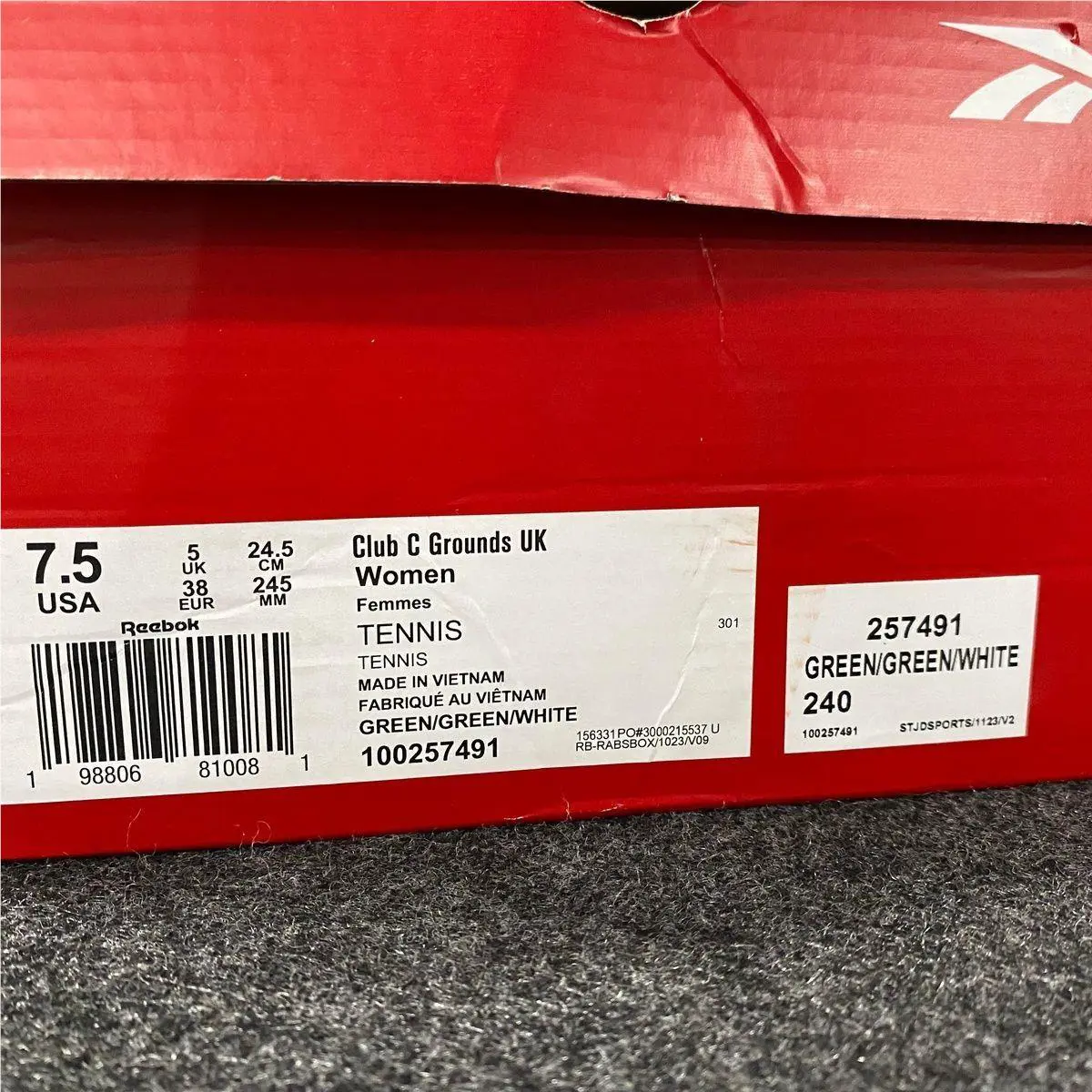 Reebok shoes - vs-177291 - vs-177291 - Green (UPC: 198806810081) 5