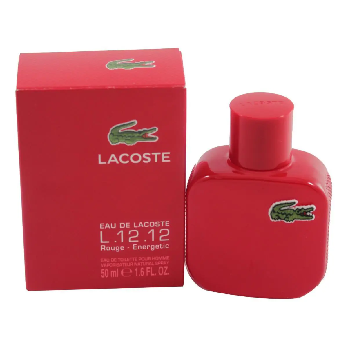 Eau De Lacoste L.12.12 Rouge Energatic 3.3/3.4.oz/ Edt Spray