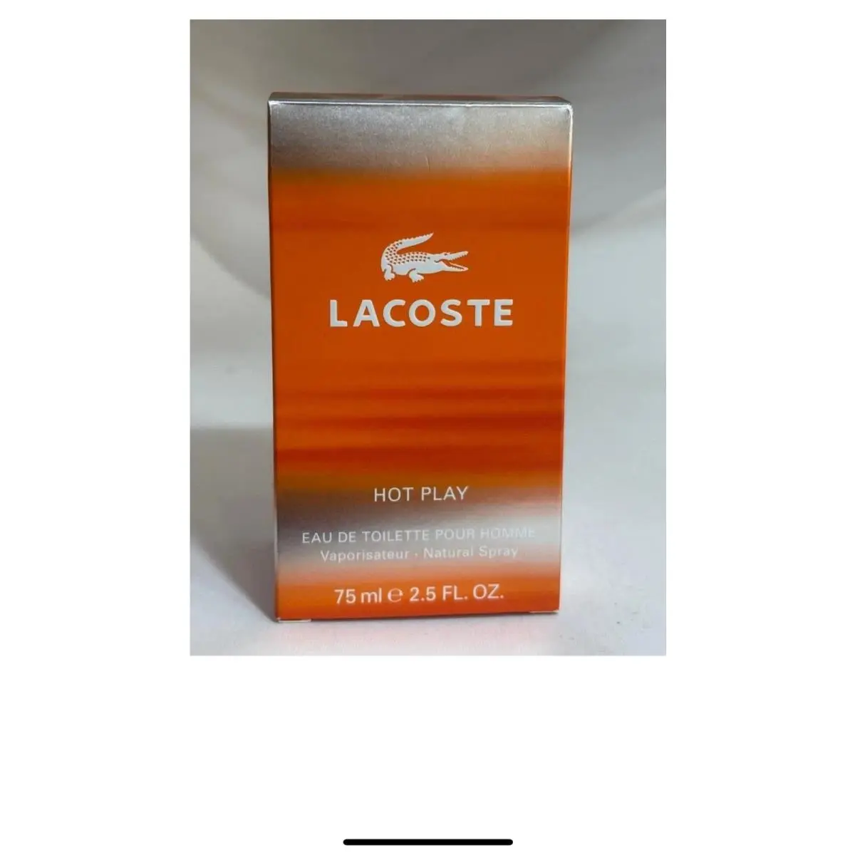 Lacoste Hot Play By Lacoste 2.5 FL OZ 75 Ml Edt For Men Vintage Scent