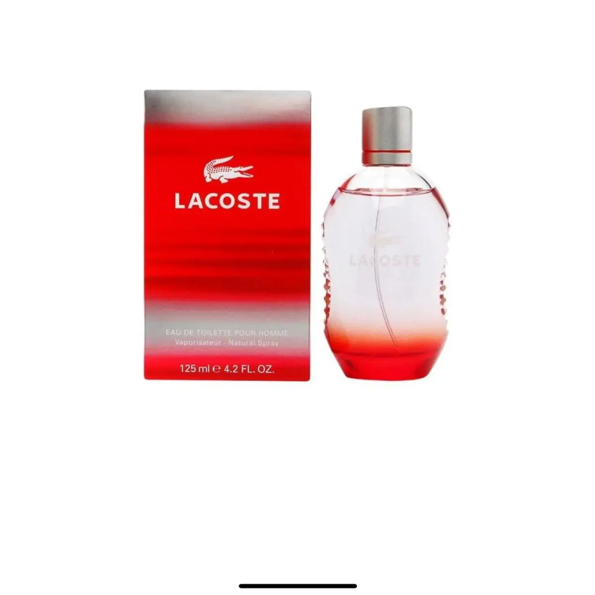 Lacoste Red By Lacoste 4.2 oz / 125 ml Eau de Toilette Men Vintage Packaging