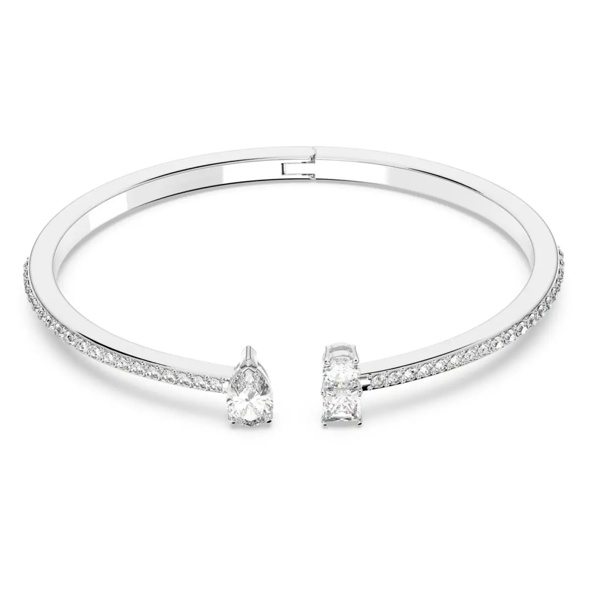 Swarovski Mesmera Attract Cuff Mixed Cuts White Rhodium Plated Small 5572667