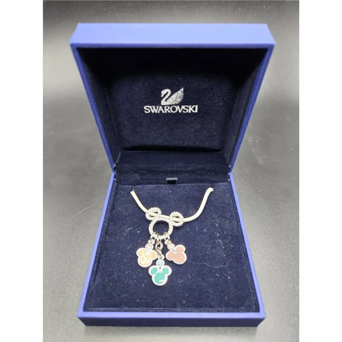 Swarovski Mickey Mouse Limited Edition Necklace Multicolored Pendant