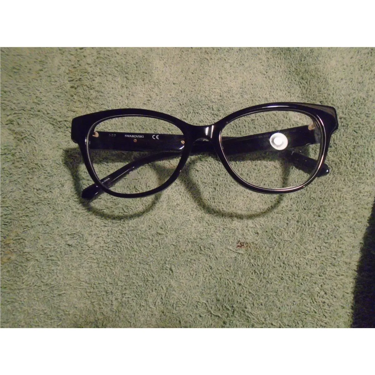 Swarovski SK 5392 001 Shiny Black Eyeglasses Frames 51-16-140MM W/case