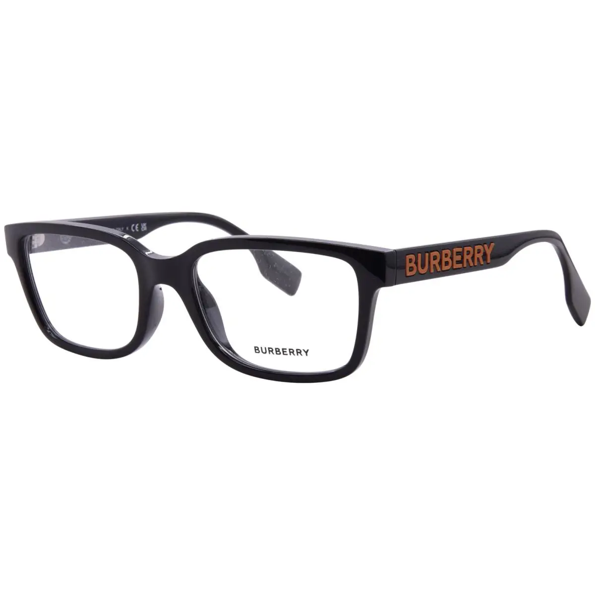 Burberry BE2379U 3464 Eyeglasses Men`s Black Full Rim Square Shape 57mm