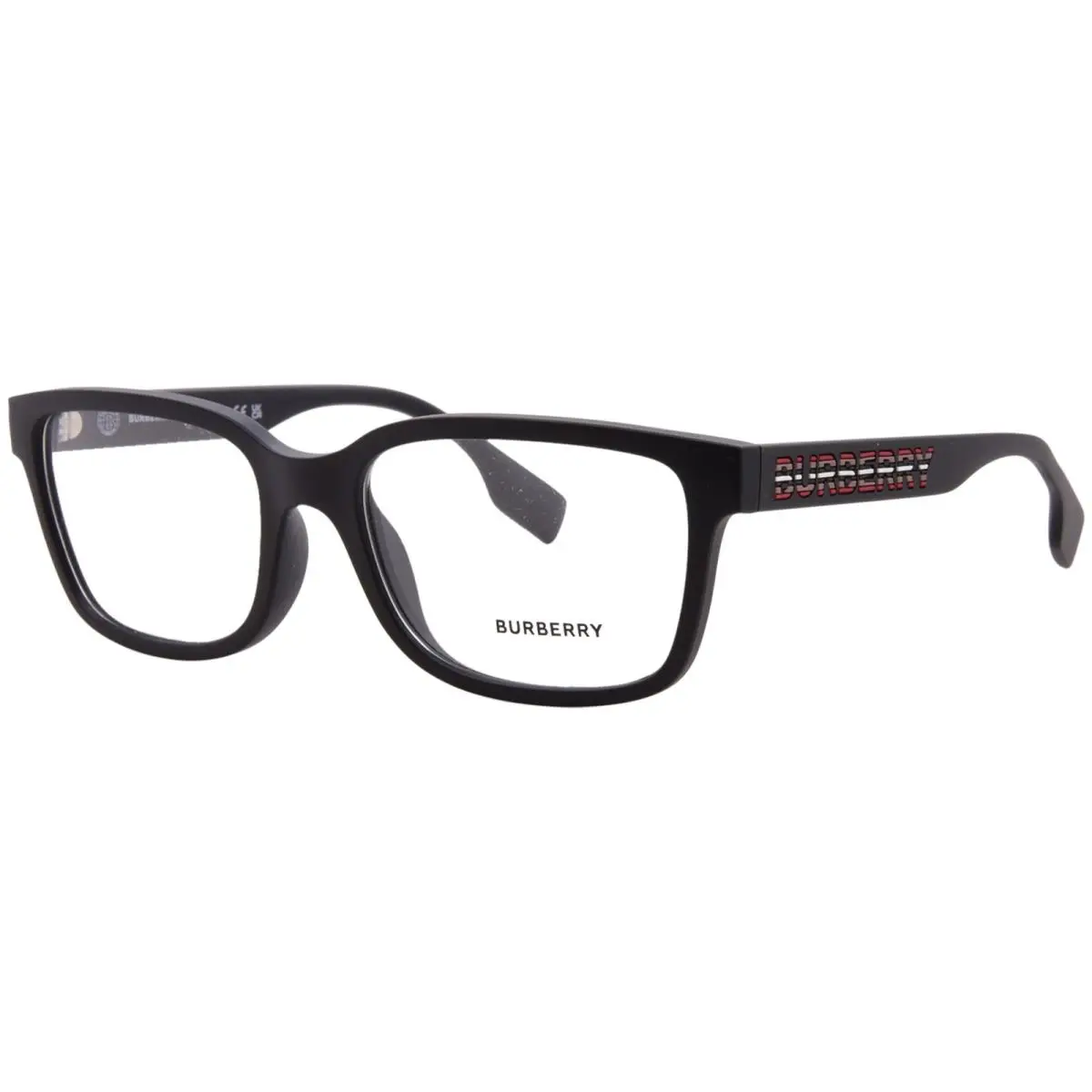 Burberry BE2379U 3464 Eyeglasses Men`s Black Full Rim Square Shape 57mm