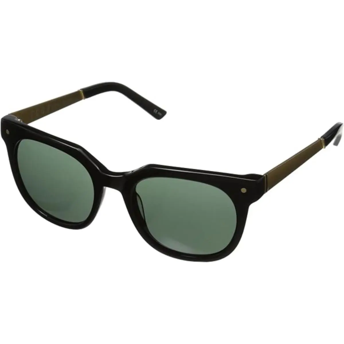 Vonzipper Men`s Jeeves Black Gold Satin W/vintage Grey One Size Sunglasses