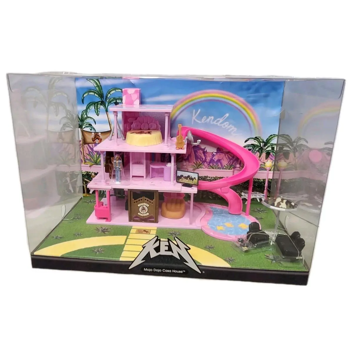 Mini Barbieland Mojo Dojo Casa House Playset Ken Barbie The Movie Village JCB30