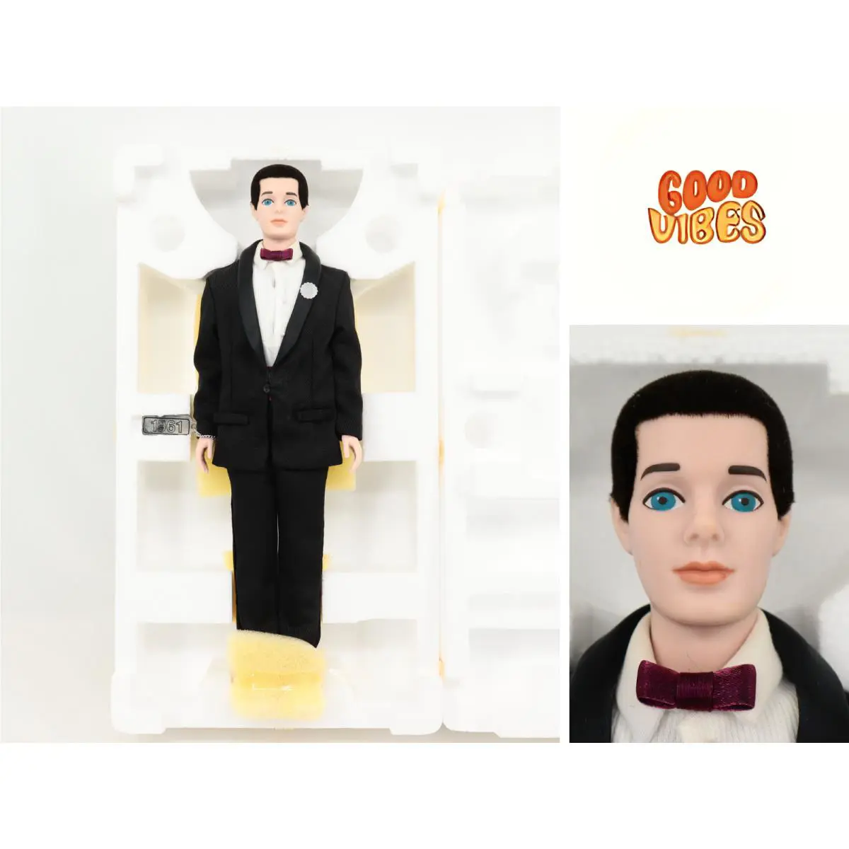 Vtg 1991 Mattel Porcelain Ken 30th Anniversary Nrfb 1110-0900